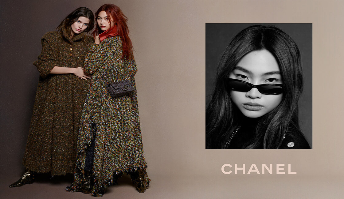 Chanel y HoYeon Jung modelo que protagoniza el juego del calamar